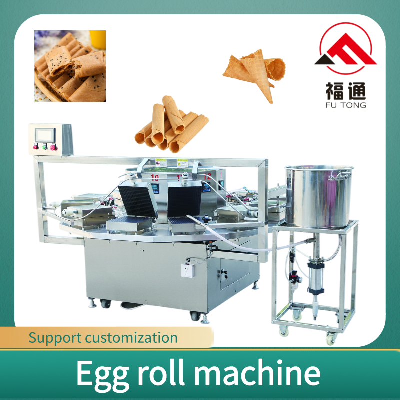 Full automatic egg roll machine