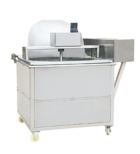 Automatic discharging fryer